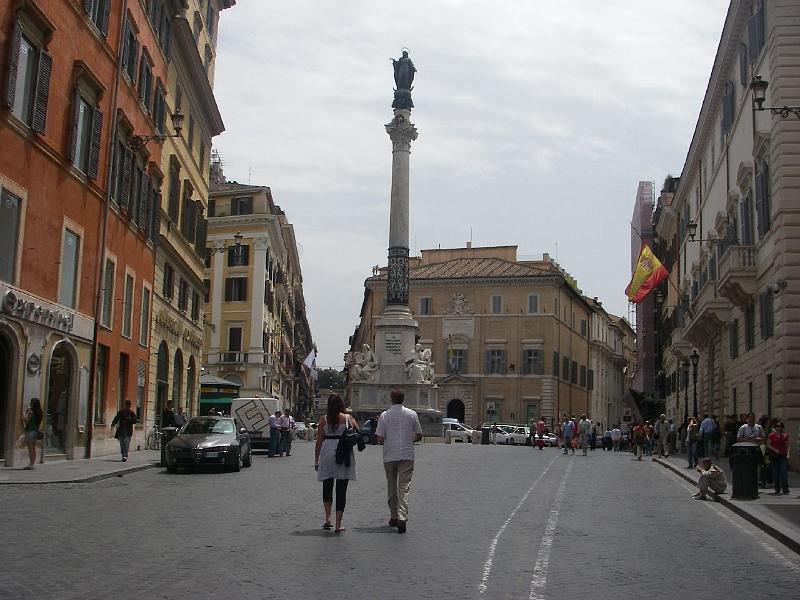 column-of-immaculate-conception.JPG - Piazza di Spagna.  The Spanish Steps are to my immediate left, outside of the photo.